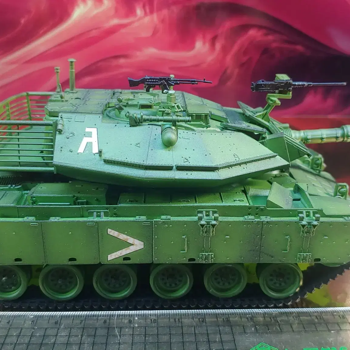 1/35아카데미Magach6B갈바타쉬이스라엘38센티전차탱크AFV프라모델