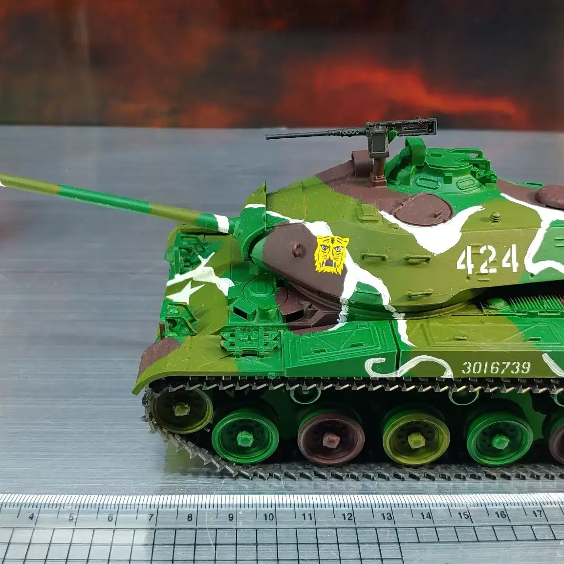 1/35타미야미국M41워커하운드경전차탱크25센티프라모델AFV도색작완성작