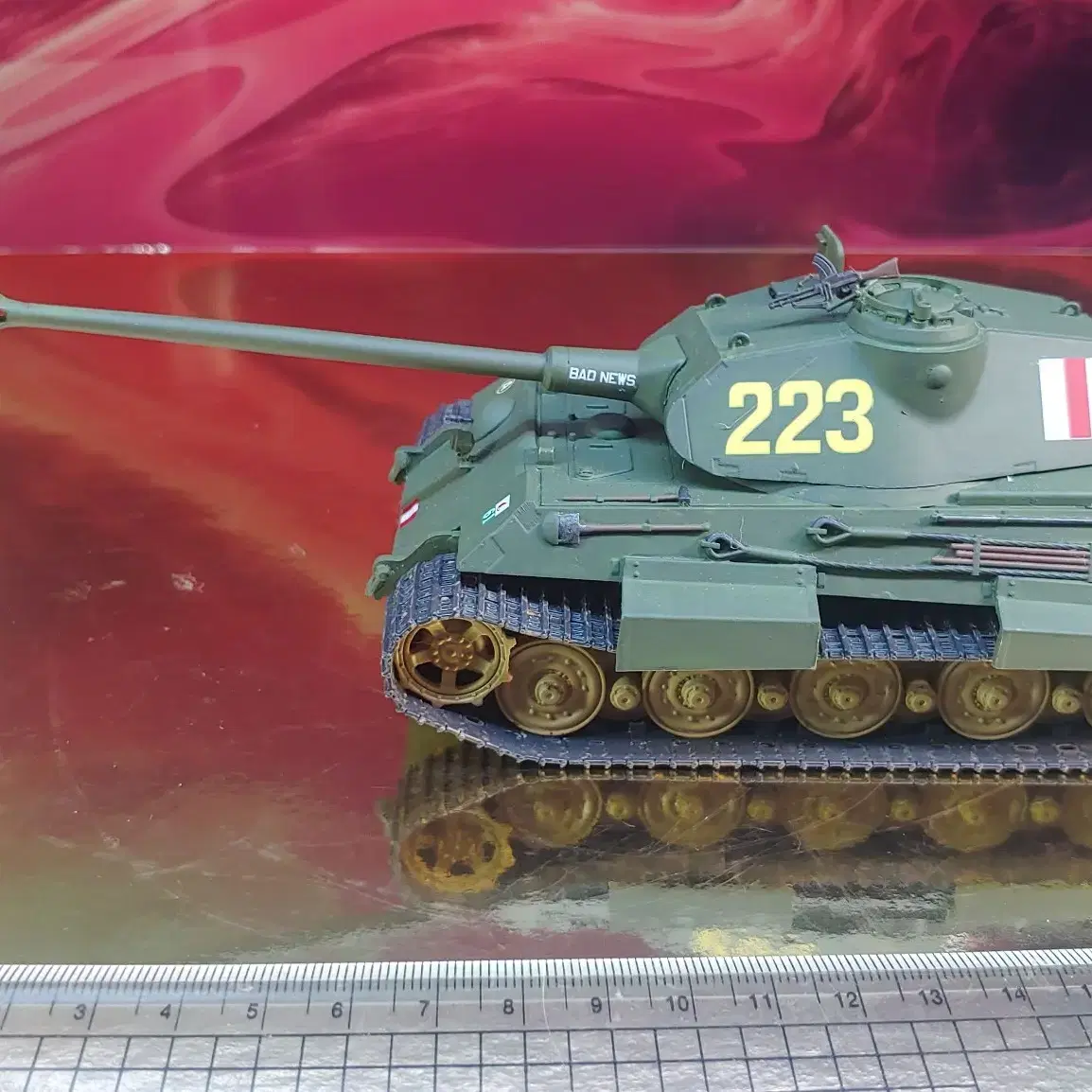 1/35타미야중전차킹타이거탱크포르쉐터럿20센티밀리터리AFV도색작완성작