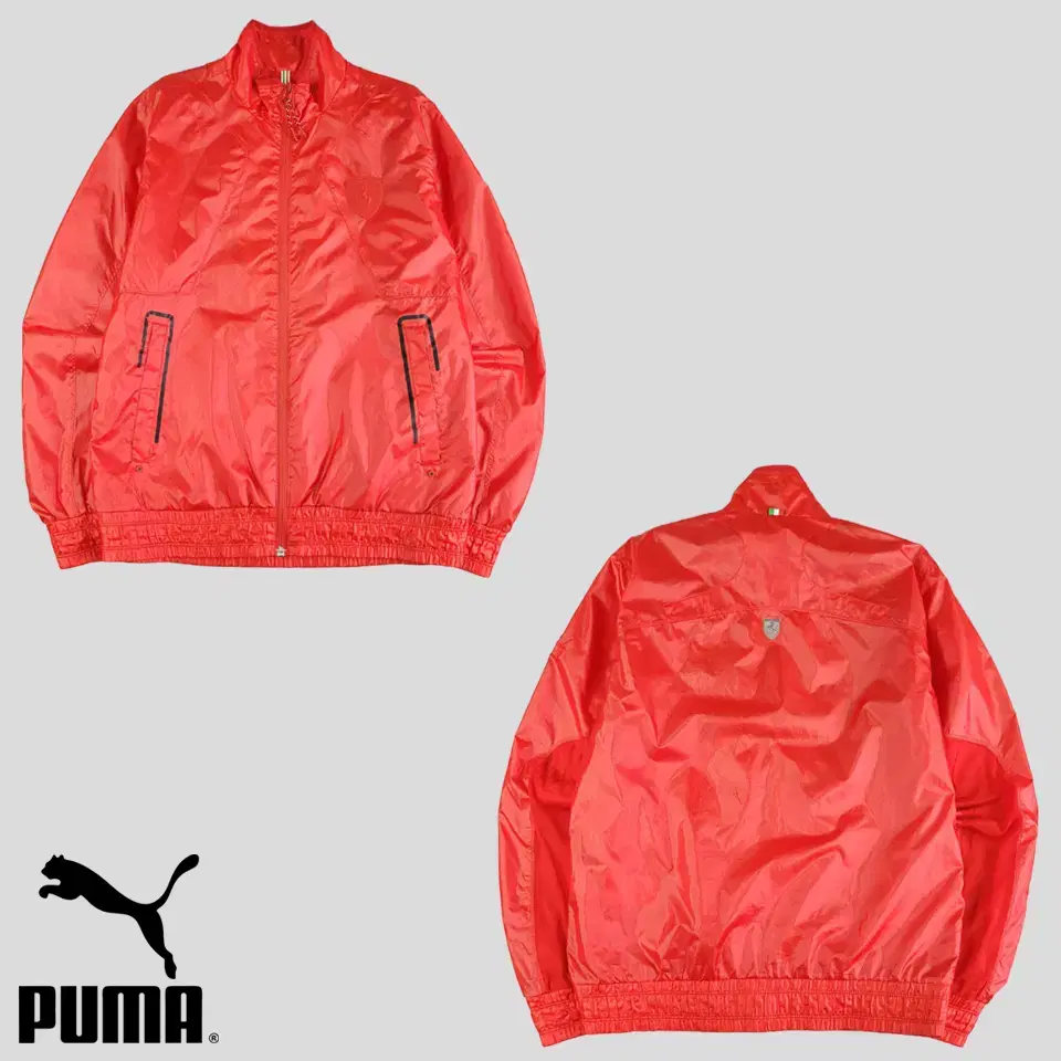 PUMA Puma Puma X Ferrari Red Tonal Emblem Patch Vahn Mesh Poly Wind