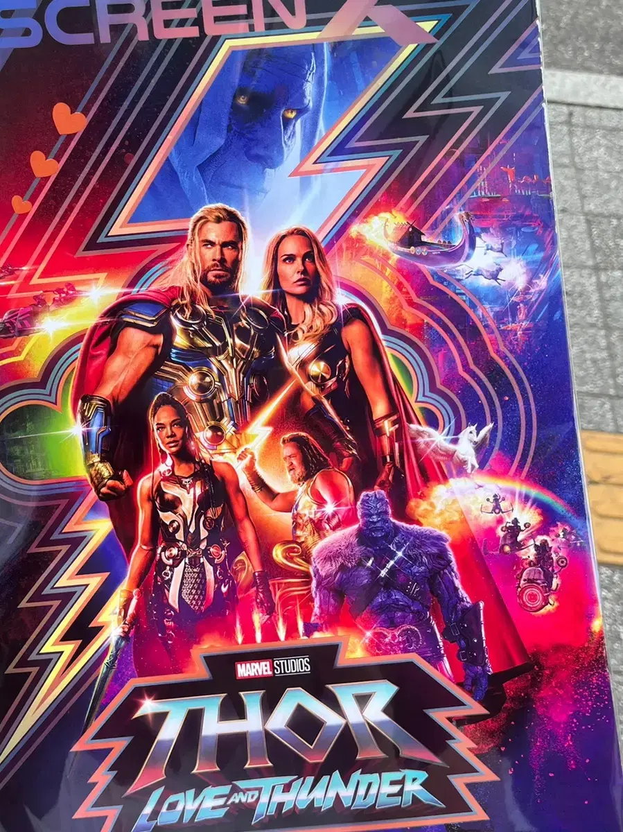 Thor Love & Thunder ScreenX poster