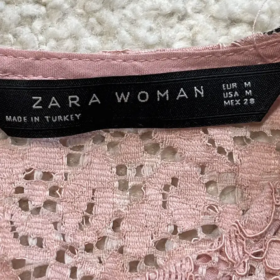 자라 zara 레이스 블라우스