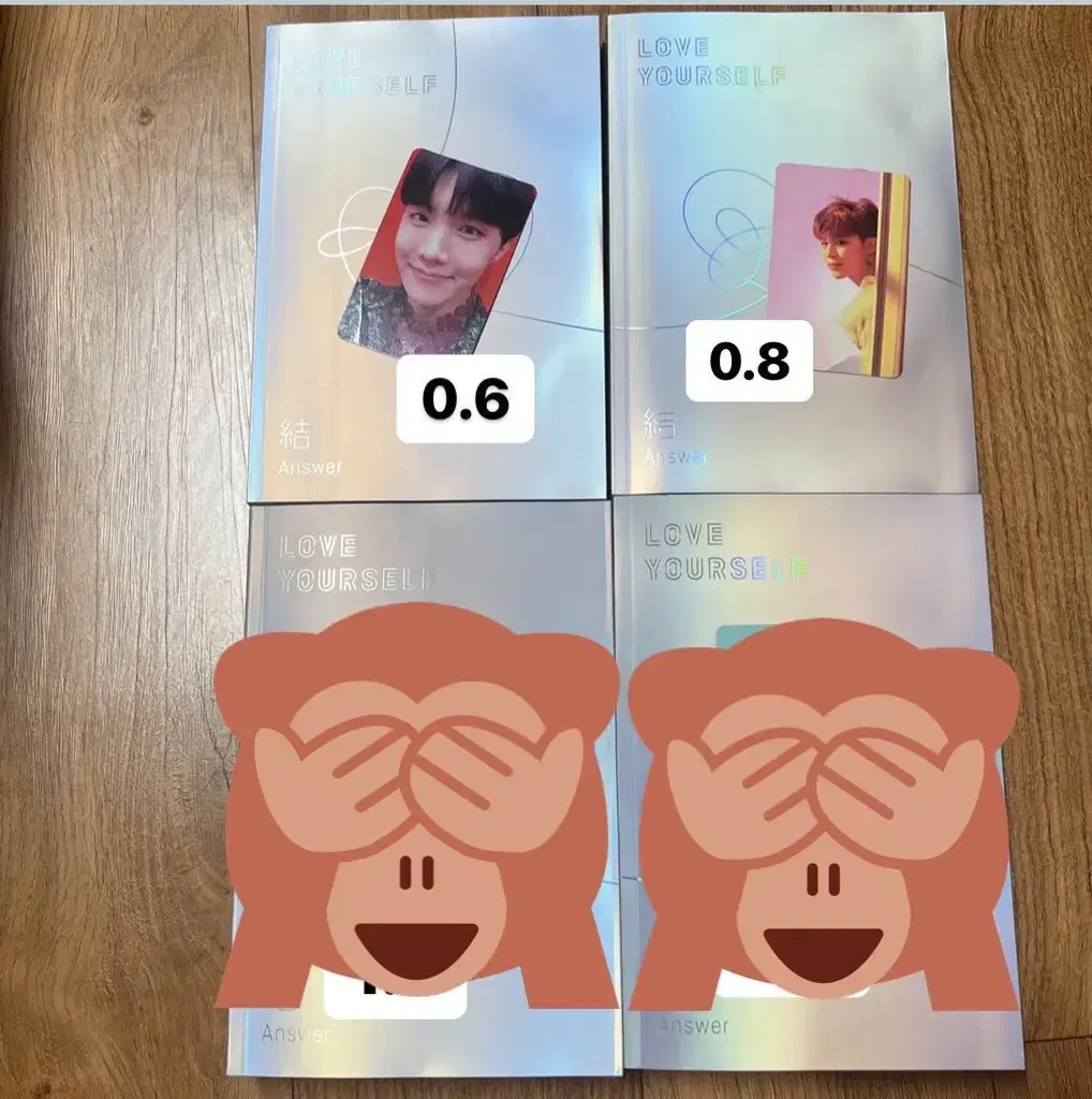 BTS Rubsell Anser album photocard kard