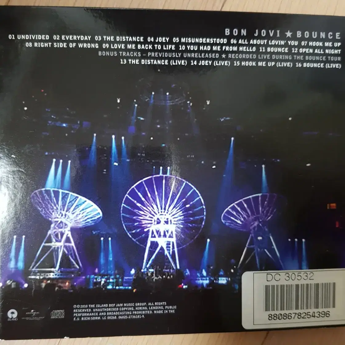 택포가] Bon Jovi  Bounce 스페셜에디션 cd