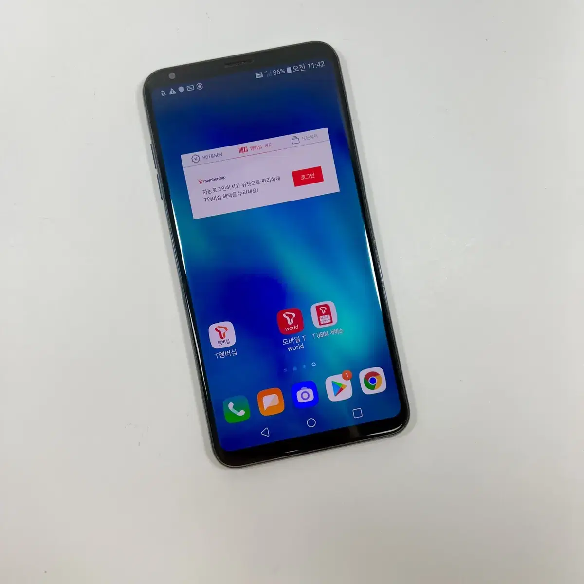 LG V30 블루 외관깔끔꿀폰!(SKT)