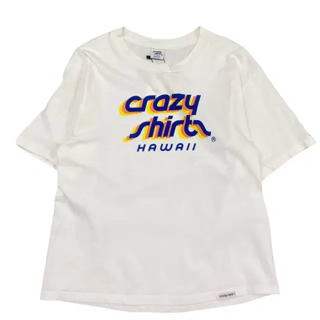 crazy shirts 빈티지 크레이지 셔츠 프린팅 반팔 티셔츠