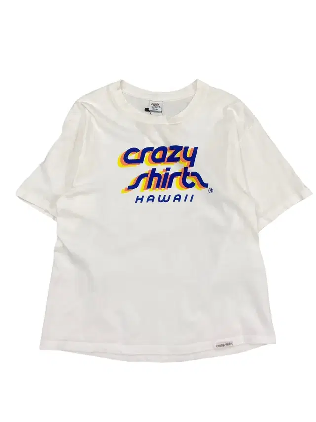 crazy shirts 빈티지 크레이지 셔츠 프린팅 반팔 티셔츠