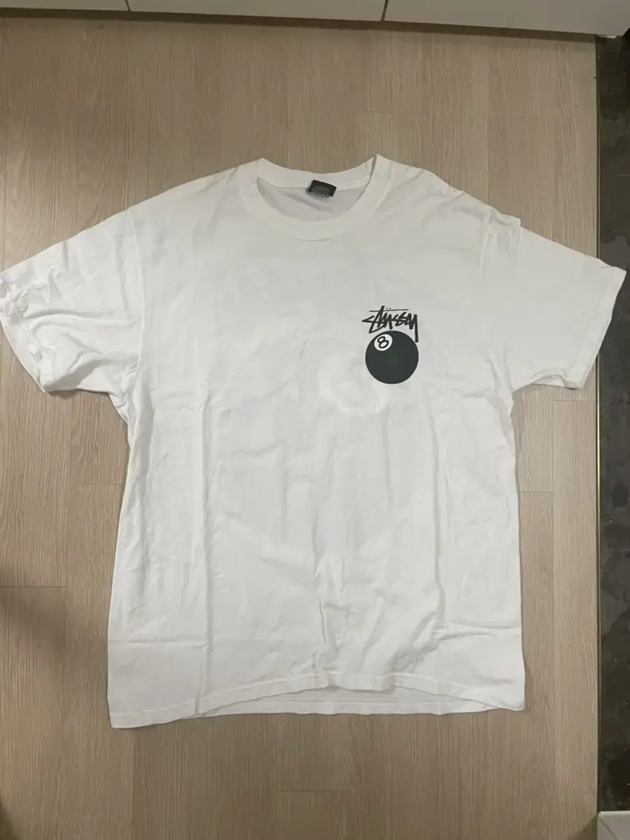 Stussy 8-Ball Vahn Short Sleeve Tee Size Large