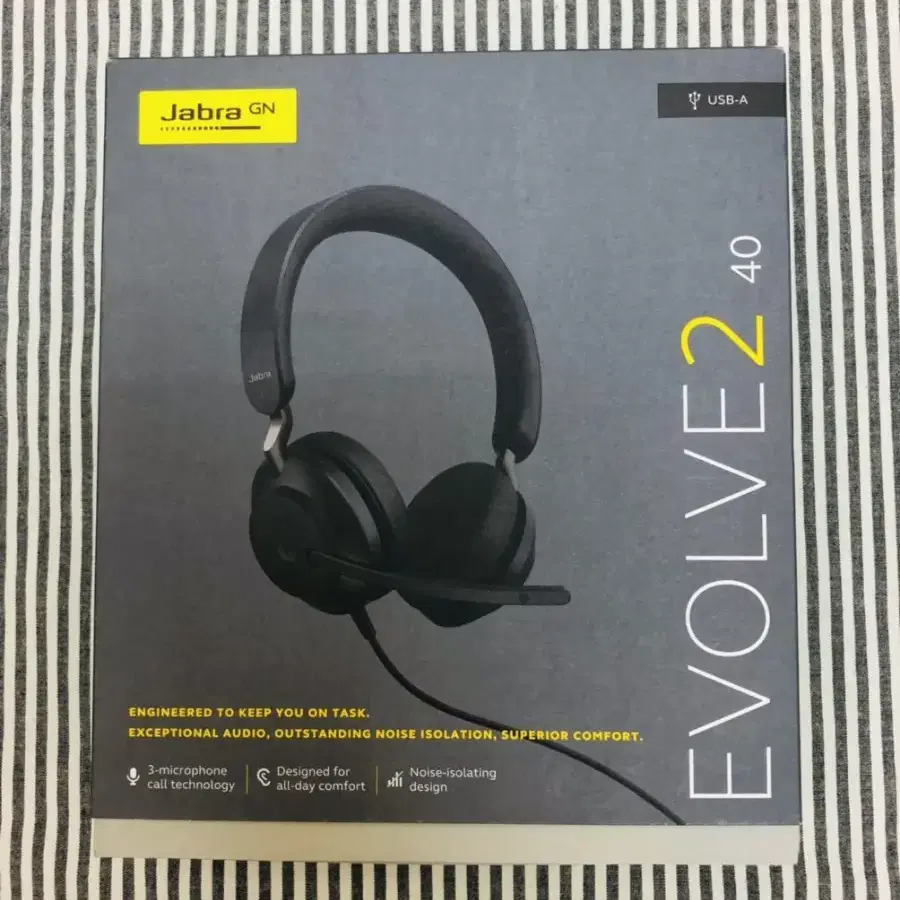 미개봉) 자브라 Jabra 이볼브2 40 헤드셋