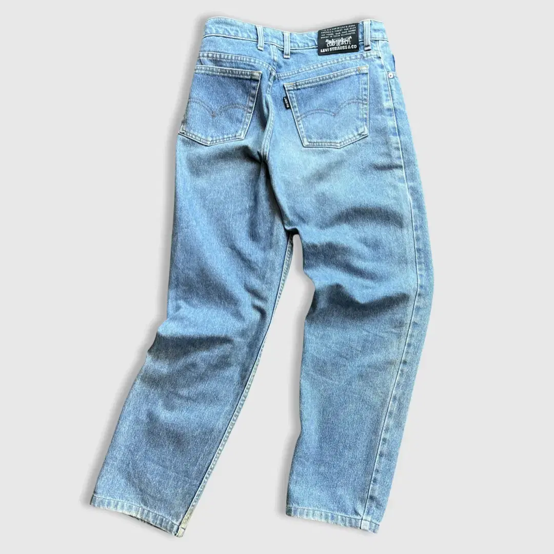 90s Levis 645-0240 블랙탭 데님팬츠