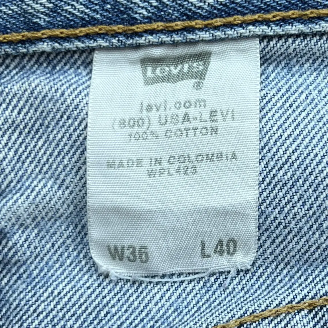 00s Levis 501XX 데님팬츠