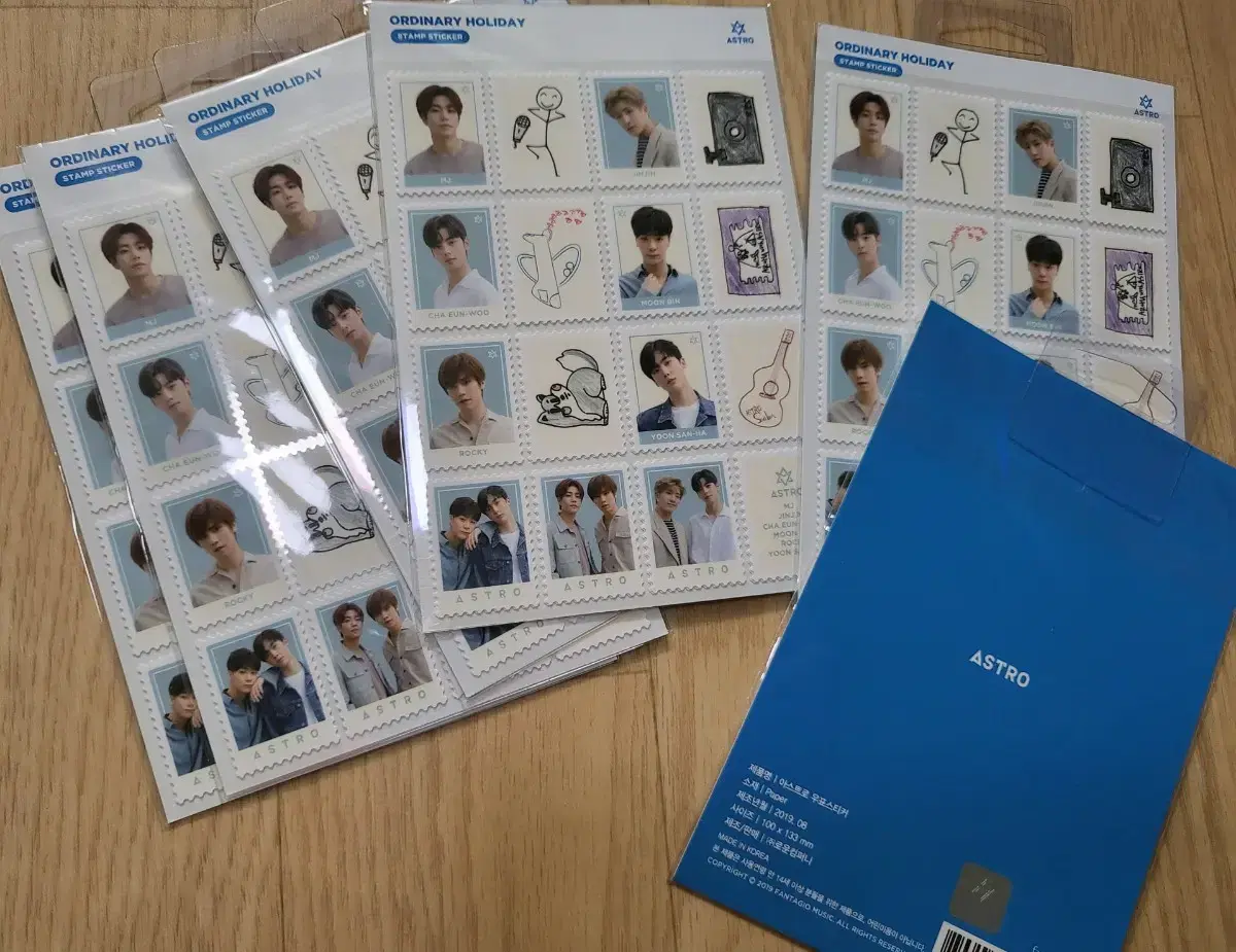 Astro Ordinary Holiday Official MD Stamp Sticker Pack