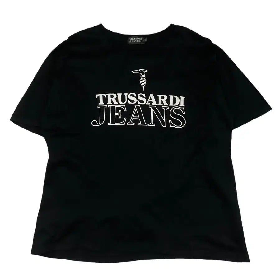 TRUSSARDI JEANS 빈티지 트루사르디 진 로고 프린팅 반팔