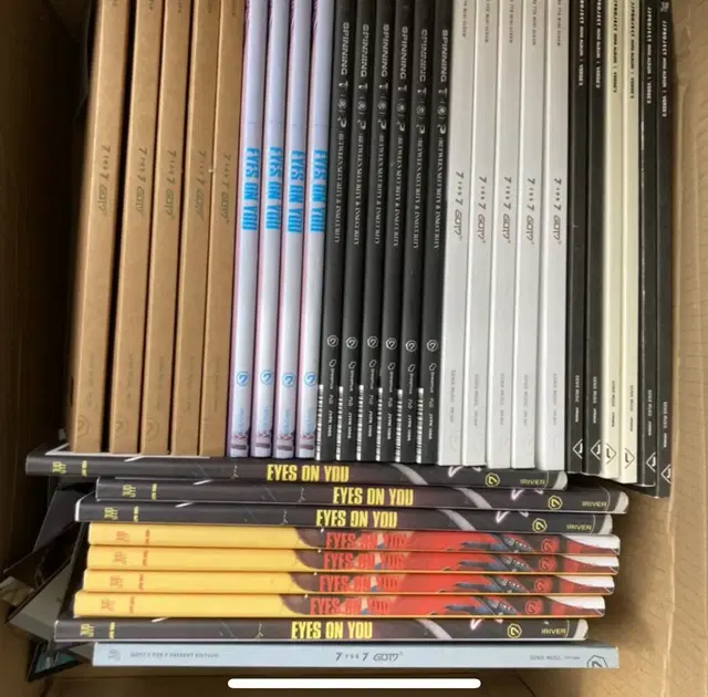 sell got7 unsealed 43 pcs sealed 12 pcs