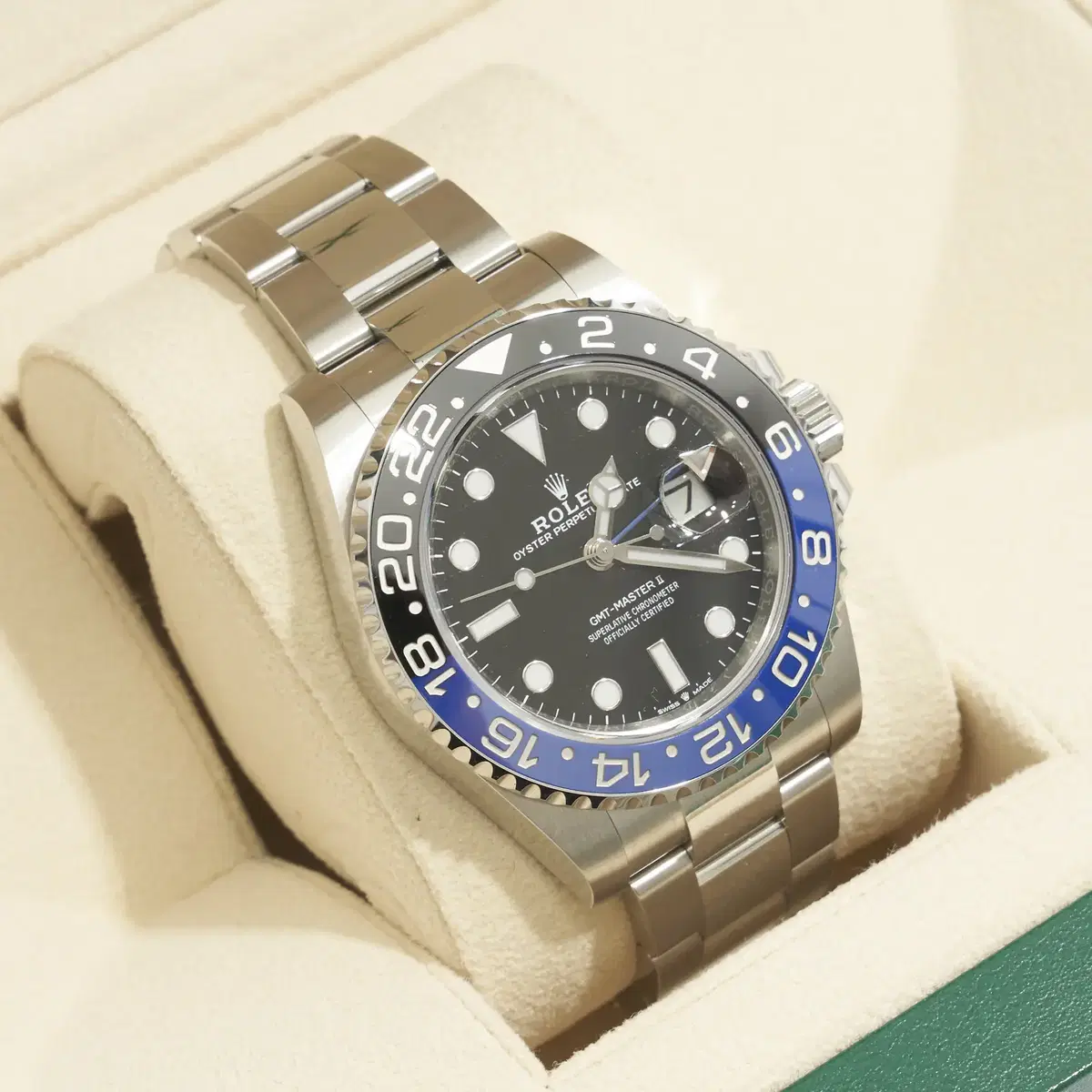 롤렉스 126710BLNR GMT-MASTER 2 배트맨 40mm