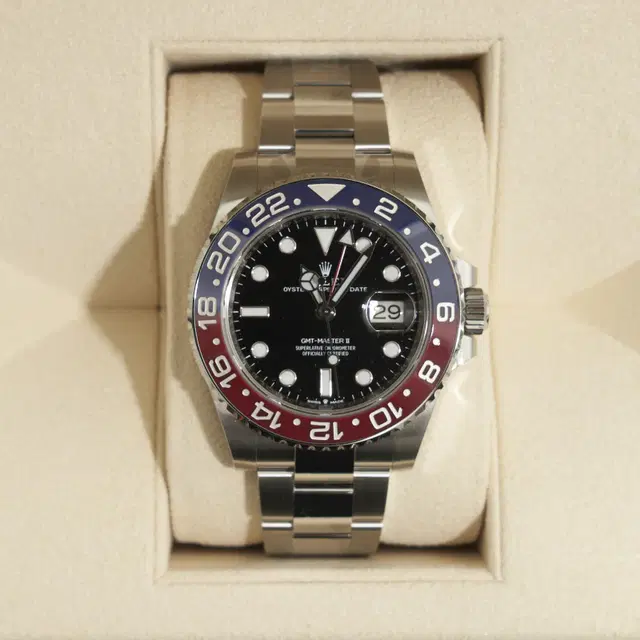 롤렉스 126710BLRO GMT-마스터 2 펩시맨 40mm