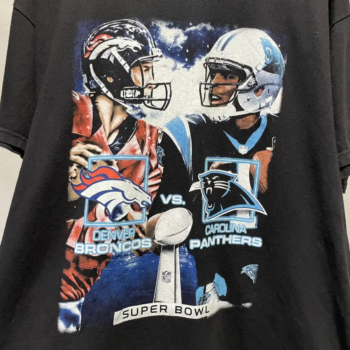 NFL Super Bowl Vintage Printed Short Sleeve T-Shirt