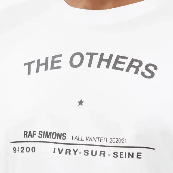 L) 마지막 가격인하) rafsimons 라프시몬스 월드투어 티