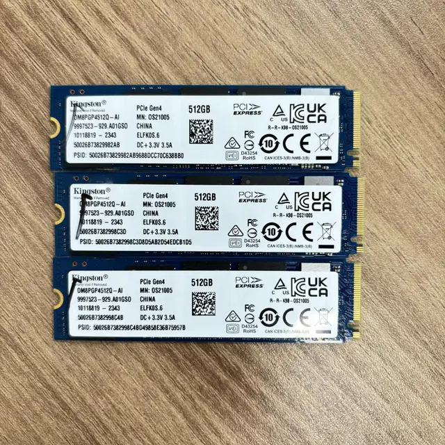 SSD  M.2 NVMe 512GB 2280 킹스톤