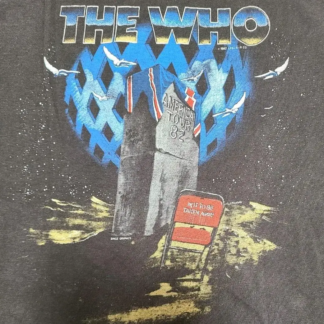 1982 THE WHO 더후 아메리칸투어 빈티지티셔츠 vtgshirts