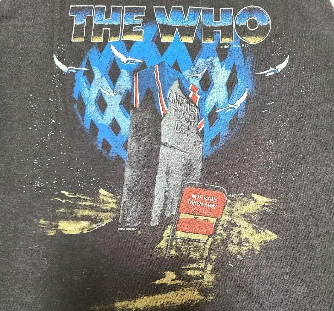 1982 THE WHO 더후 아메리칸투어 빈티지티셔츠 vtgshirts