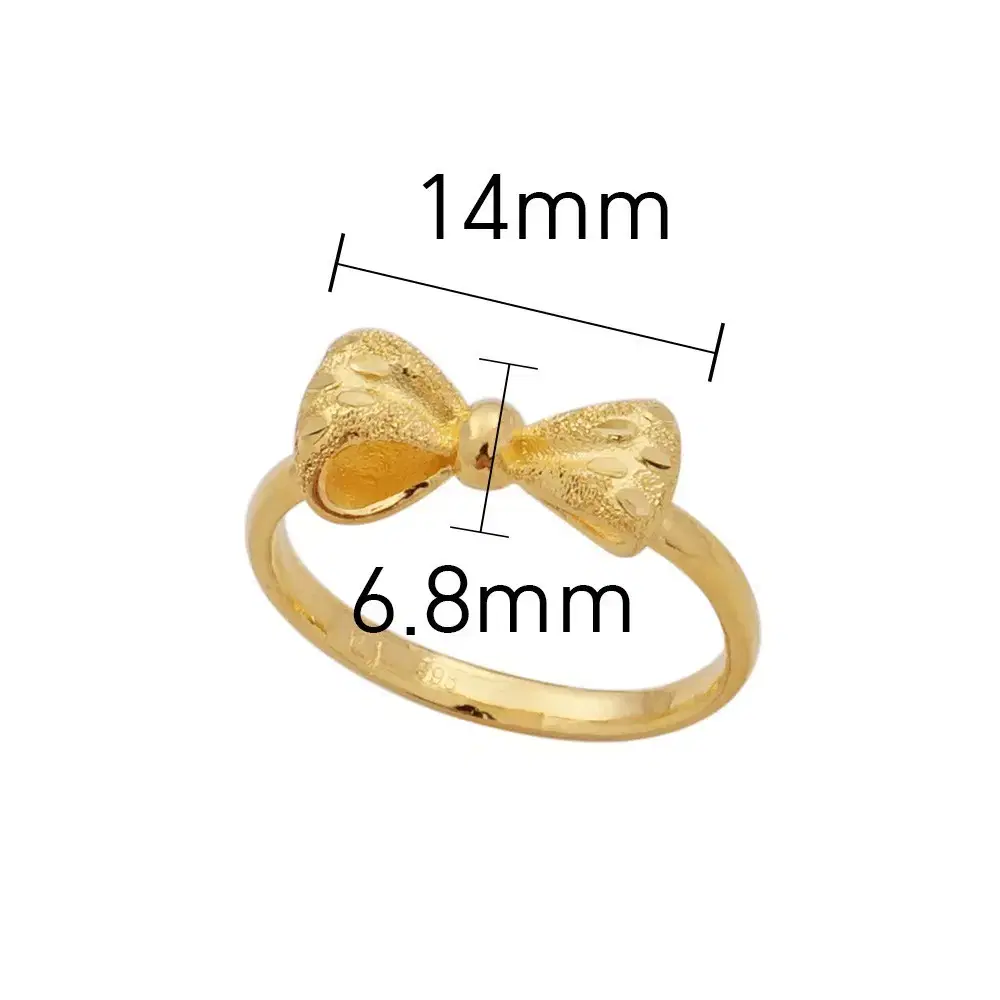 24k반지 순금반지 리본반지 우정링