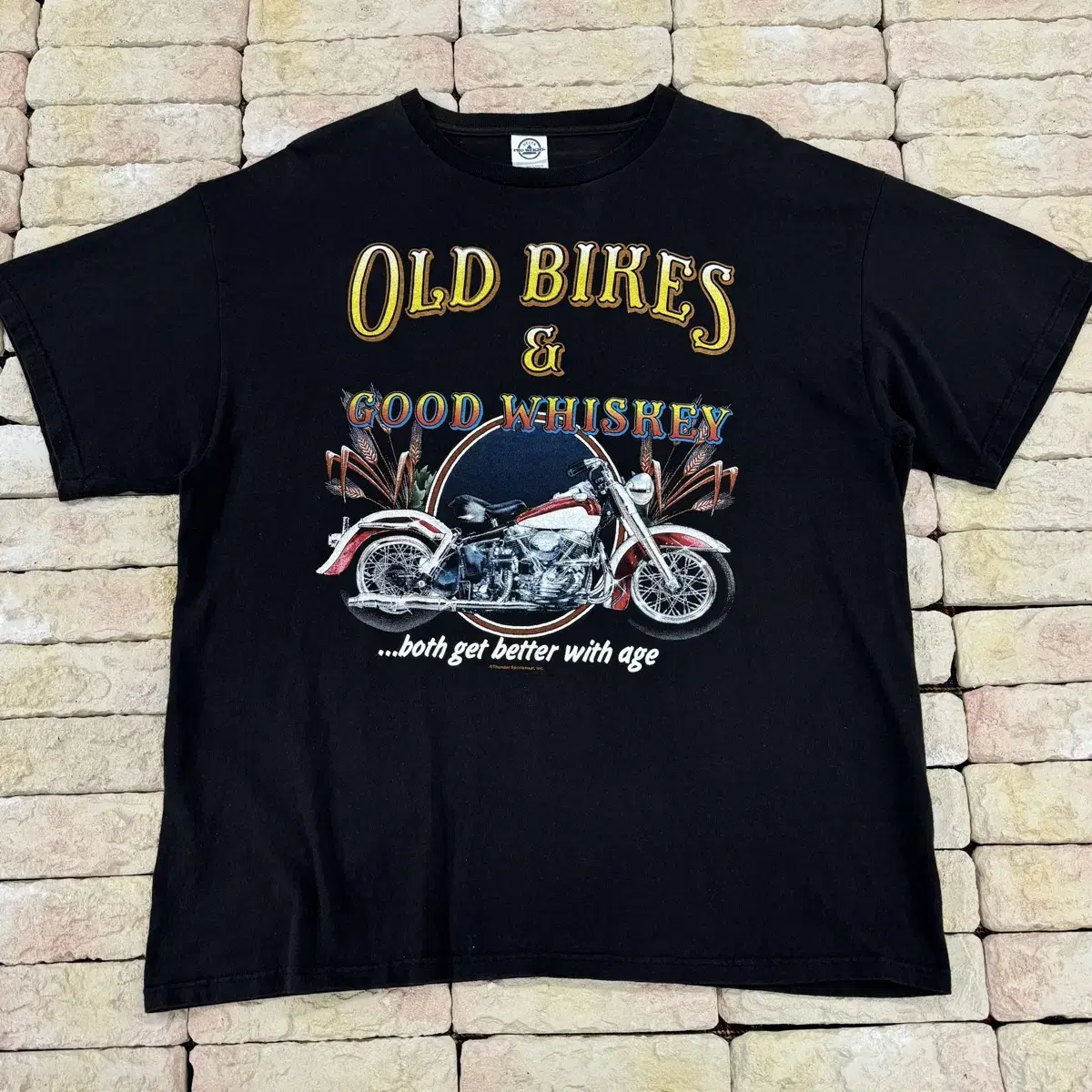 [XL] 90's Old Bikes & Good Whiskey 티셔츠