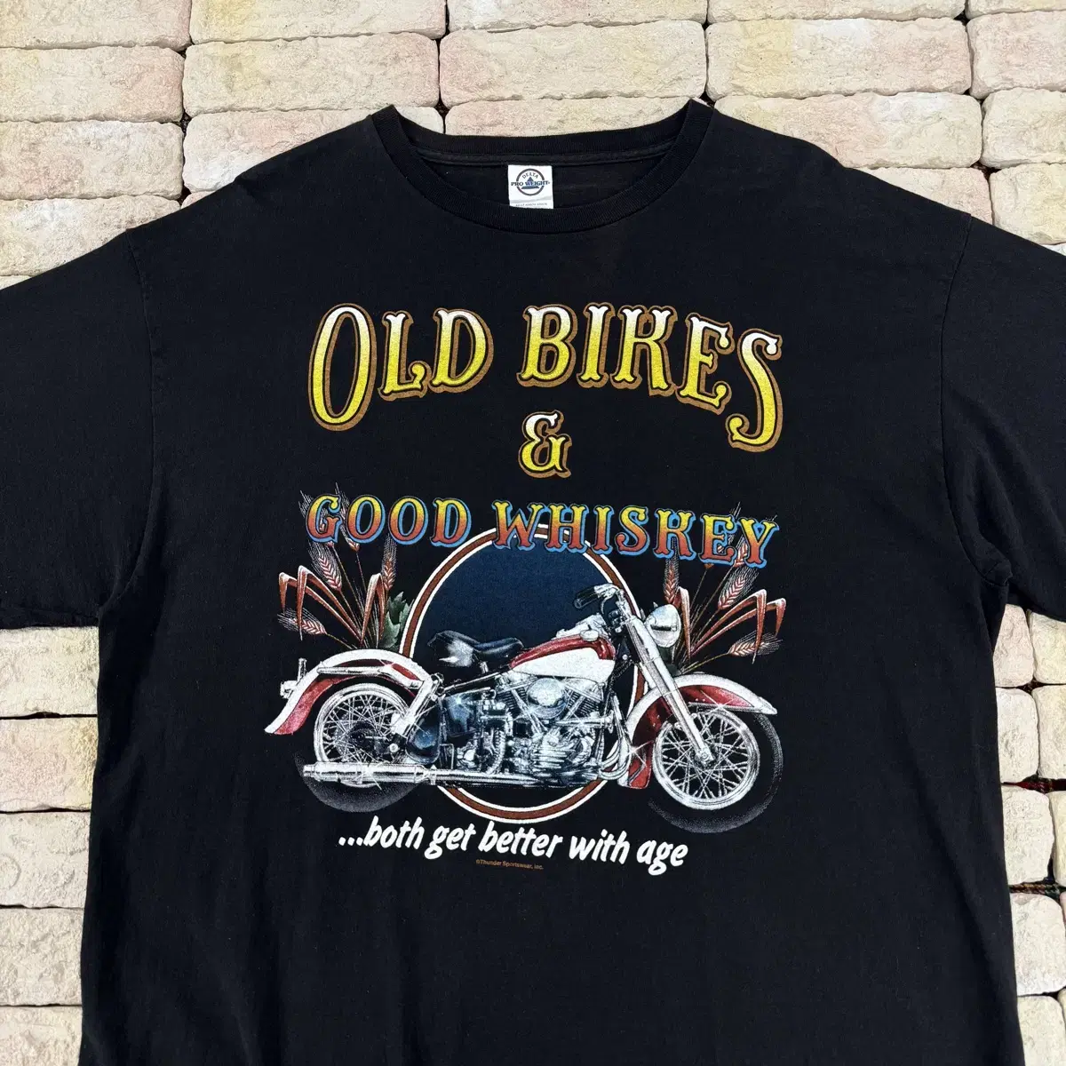 [XL] 90's Old Bikes & Good Whiskey 티셔츠