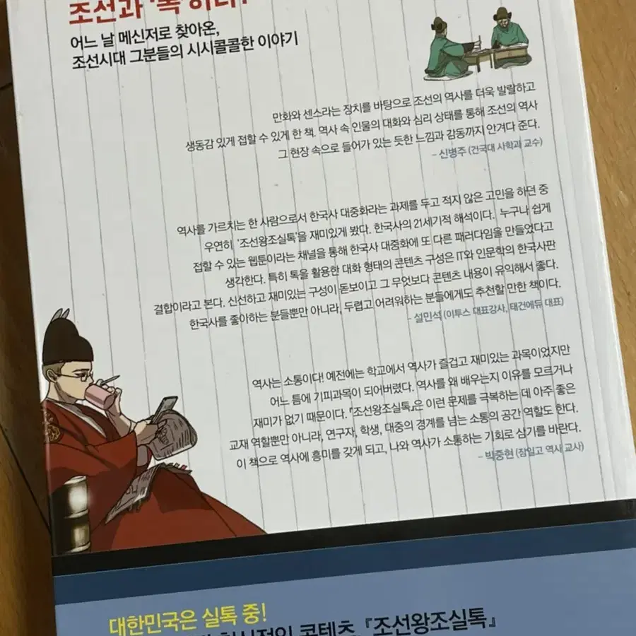 책 (역사) 조선왕조실톡