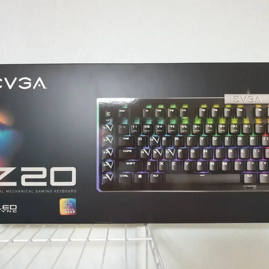 [안전거래] EVGA Z20 RGB 광축 4KHz 게이밍 키보드 국내정품