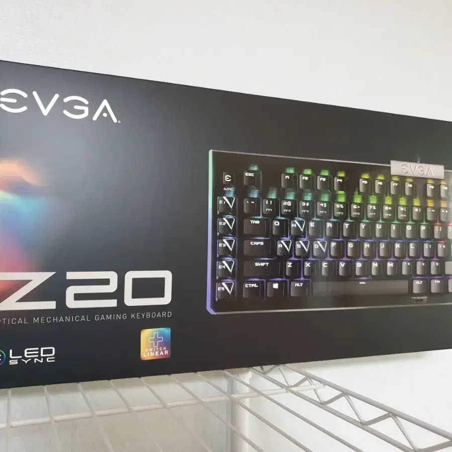 [안전거래] EVGA Z20 RGB 광축 4KHz 게이밍 키보드 국내정품