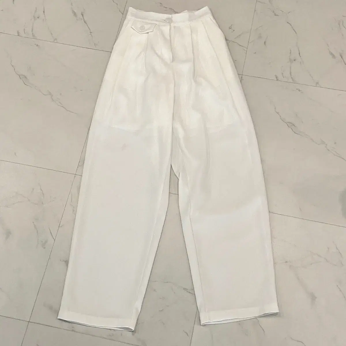 (새상품)흰색 쿨 코튼 팬츠\white cool cotten pants