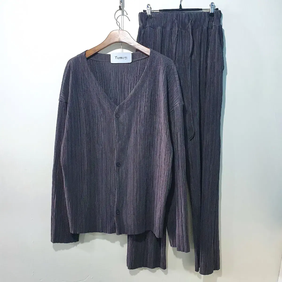 SS신상) Pleated Overfit Cardigan Set 3color