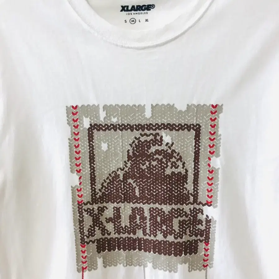 XLARGE 입체로고 프린팅 티셔츠 M