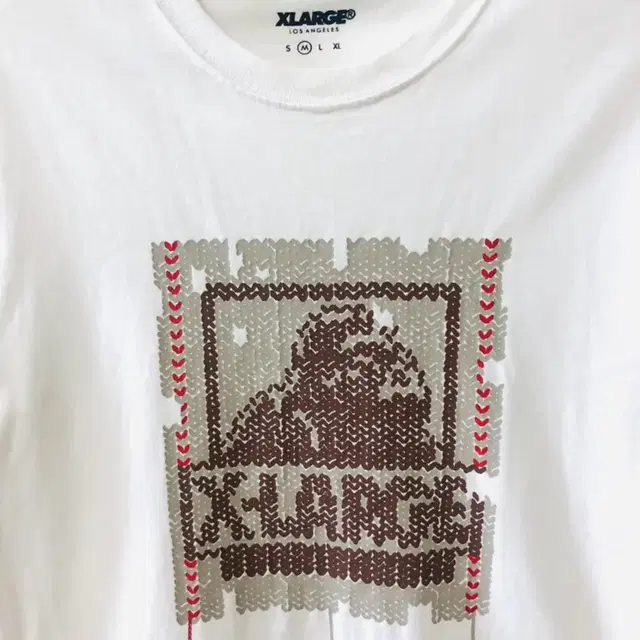 XLARGE 입체로고 프린팅 티셔츠 M