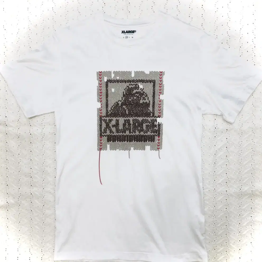 XLARGE 입체로고 프린팅 티셔츠 M