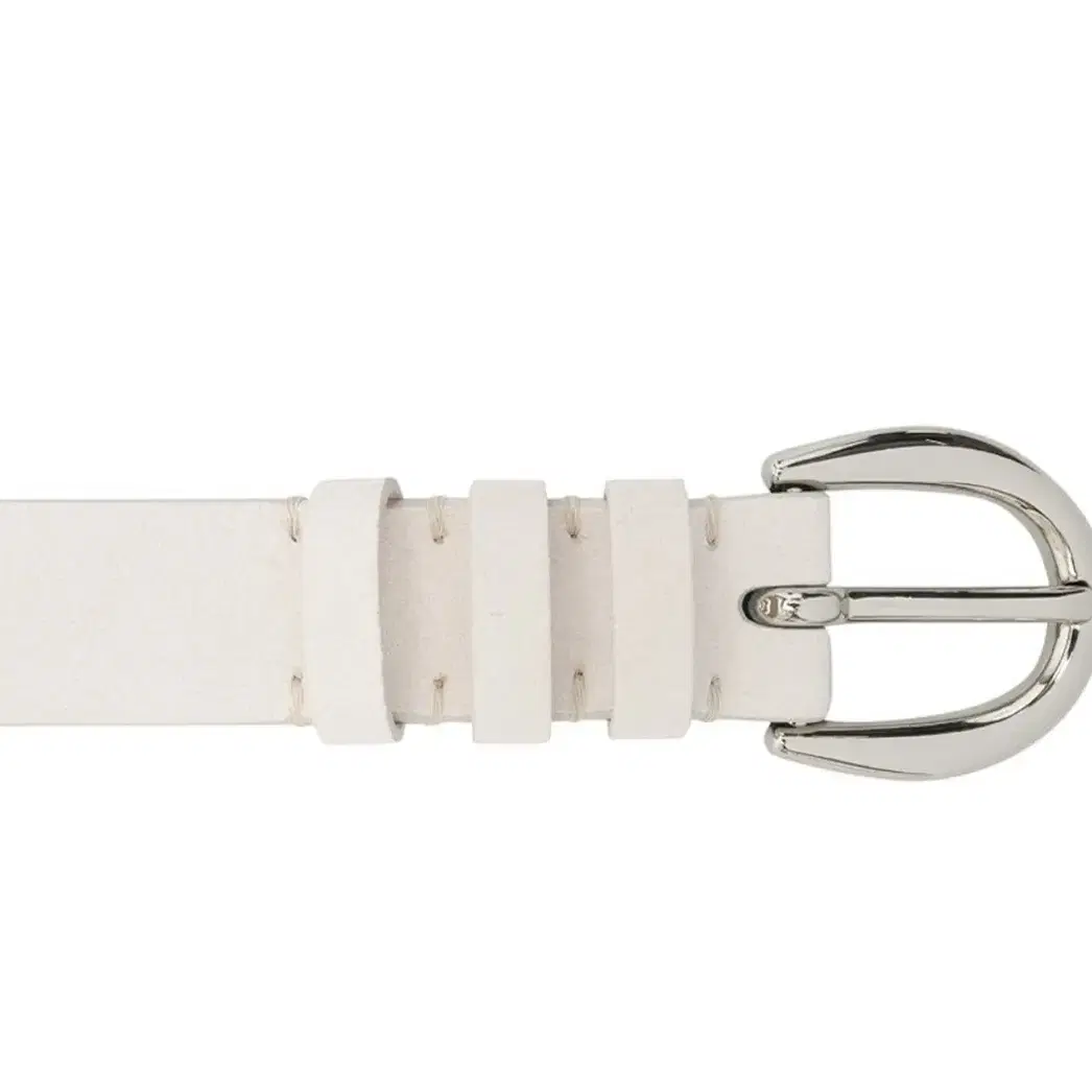 이로 IRO Enza leather belt White 벨트