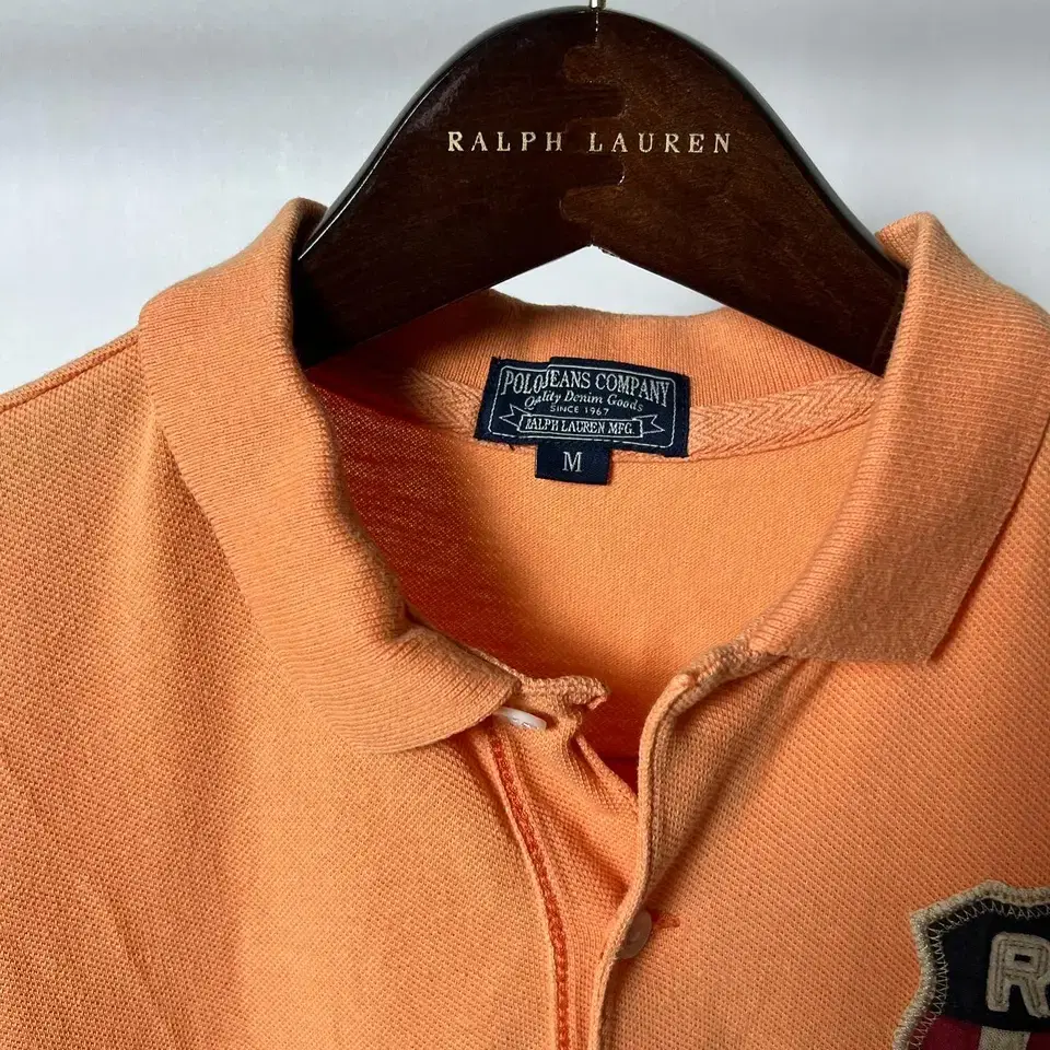 폴로 랄프로렌 (polo ralphlauren) 가슴와펜 반팔 카라티