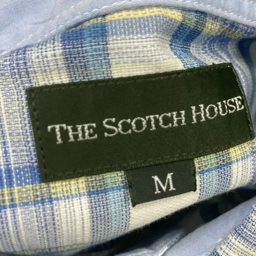 THE SCOTCH HOUSE 빈티지 더 스카치 하우스 체크 반팔셔츠