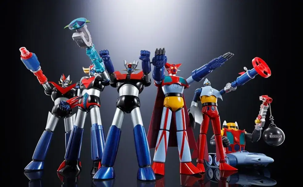 Bulk sale of five types of superalloy DC Mazinger toys