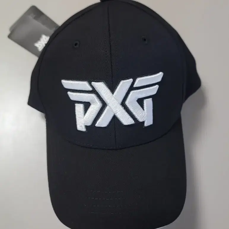 PXG 남여공용 (새상품) 더블패널 캡모자 블랙. 사이즈 Free.