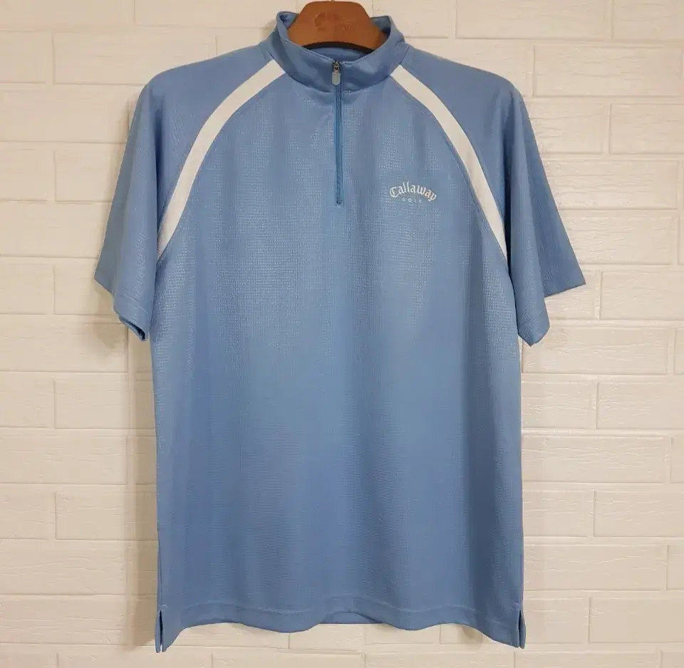 [L] Callaway Golf Vahn Zip-Up T-Shirt