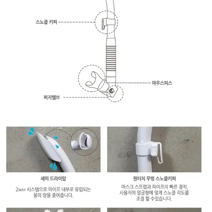 오션테그 퍼지 스노클