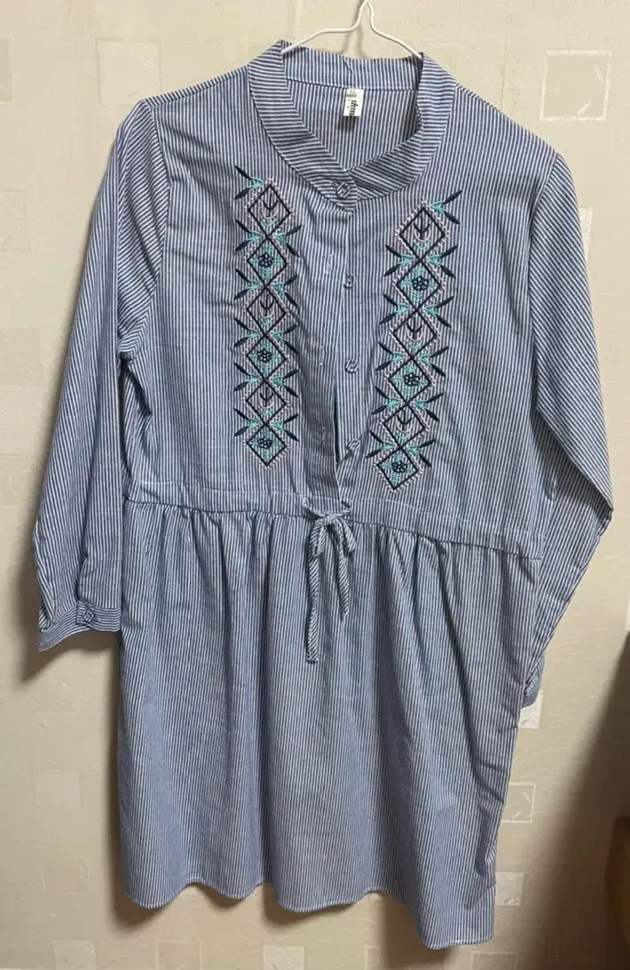 embroidered linen onepiece