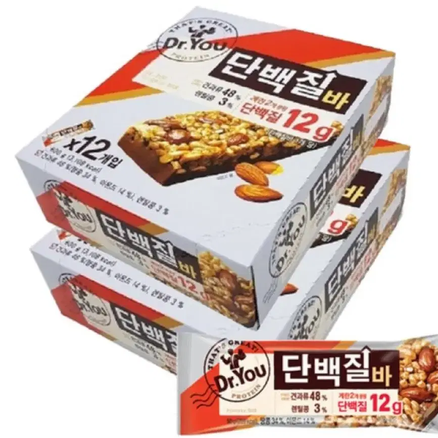 [무료배송] 닥터유 단백질바 50g 24개