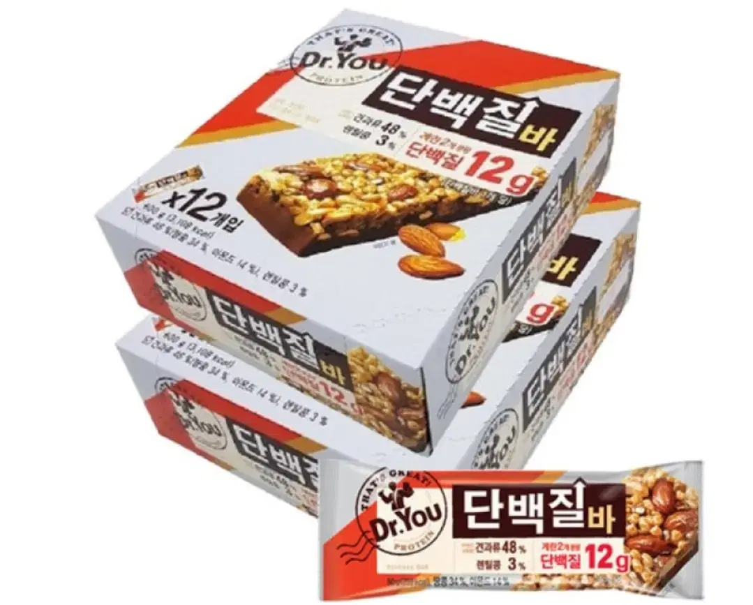 [무료배송] 닥터유 단백질바 50g 24개