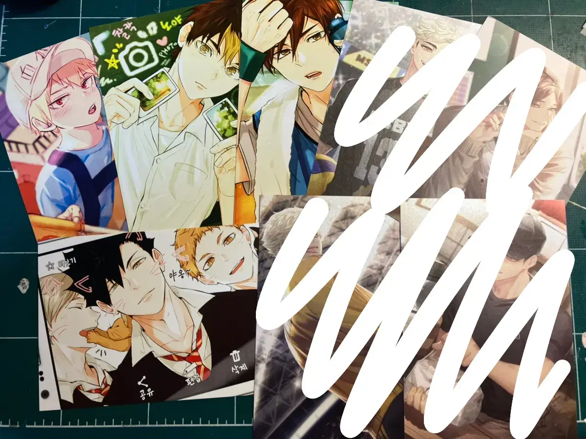 Gintam-nim Hiroaka haikyuu unofficial goods postcard