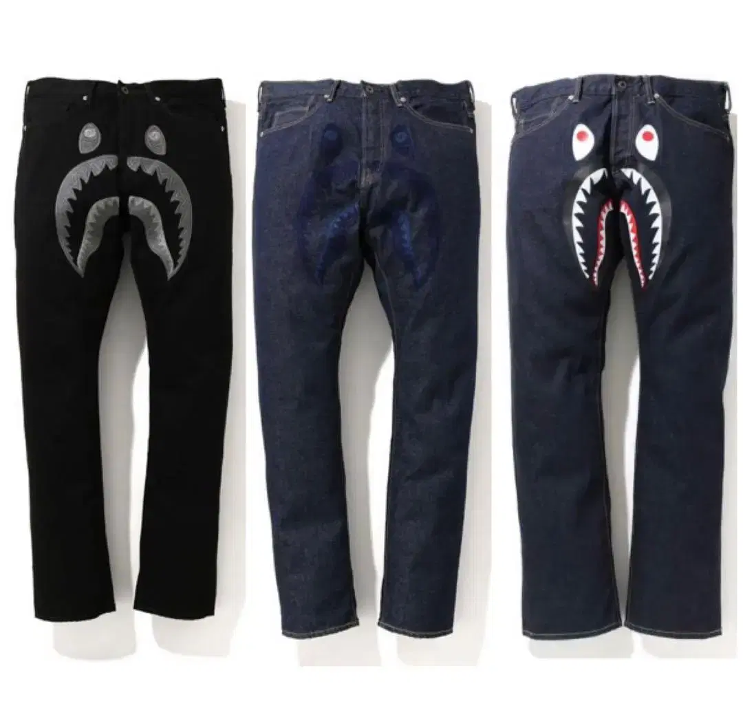 [L] Vape Shark Denim Regular DenimJin Shark Jeans Denim