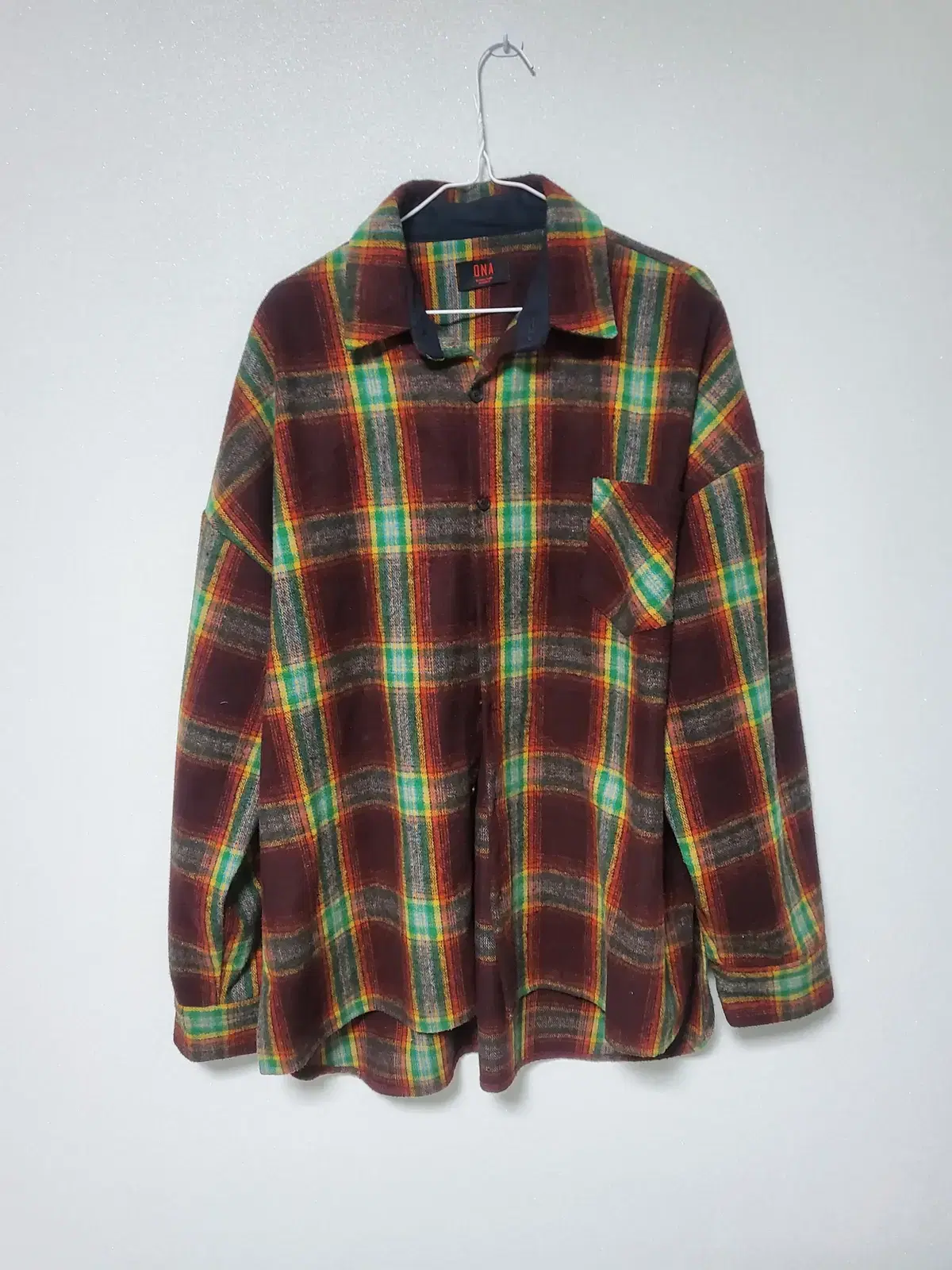 Checked flannel jacket