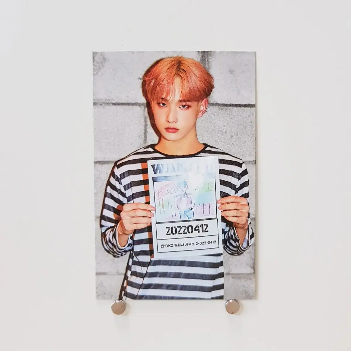 DKZ Giseok Heart Love Thief album ID card Photocard